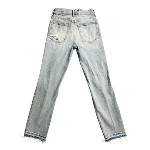 GAP Jeans Womens 25 Cheeky Straight‎ High Rise Distressed Vintage Denim Pants
